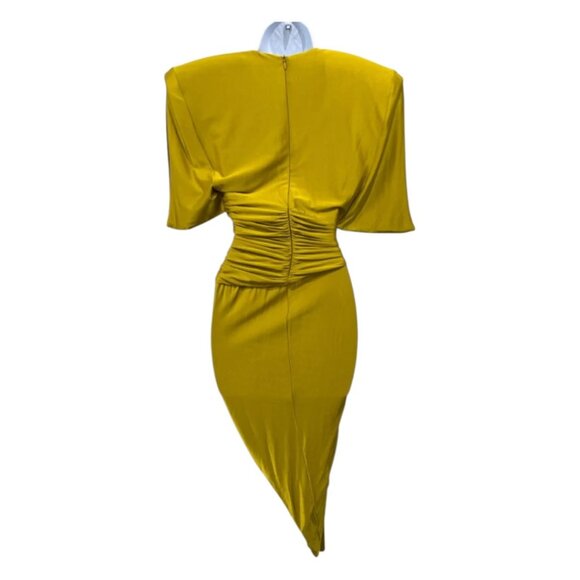 Alexandre Vauthier Amber Ruched Midi Dress NWT 34/2 - Picture 13 of 13